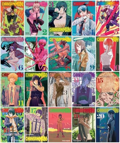 Chainsaw Man Manga Collection 21-Book Set (Volumes 1-21) by